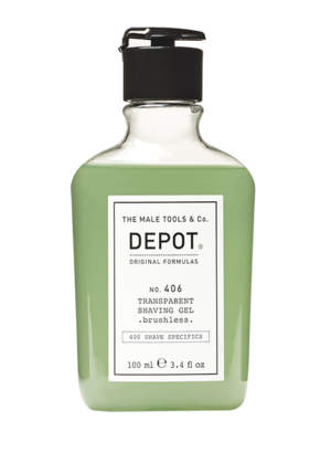 No. 406 Transparent Shaving Gel Brushless 100ml