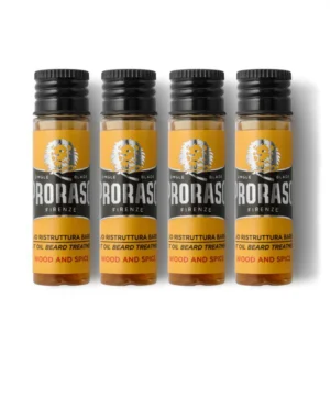 Hot Oil Beard Treatment: Wood & Spice 4 x 17 ml
